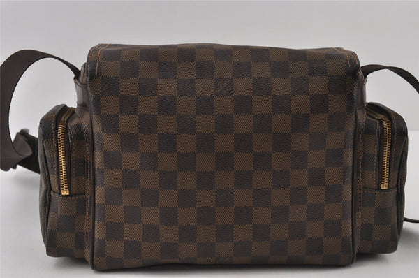 Auth Louis Vuitton Damier Reporter Melville Shoulder Cross Bag N51126 LV 4621I