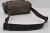 Auth Louis Vuitton Damier Reporter Melville Shoulder Cross Bag N51126 LV 4621I