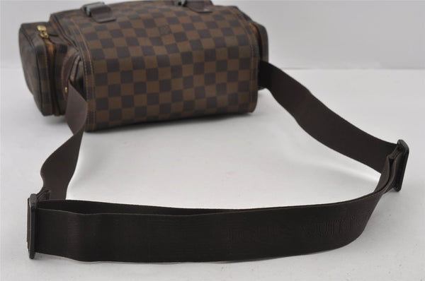 Auth Louis Vuitton Damier Reporter Melville Shoulder Cross Bag N51126 LV 4621I