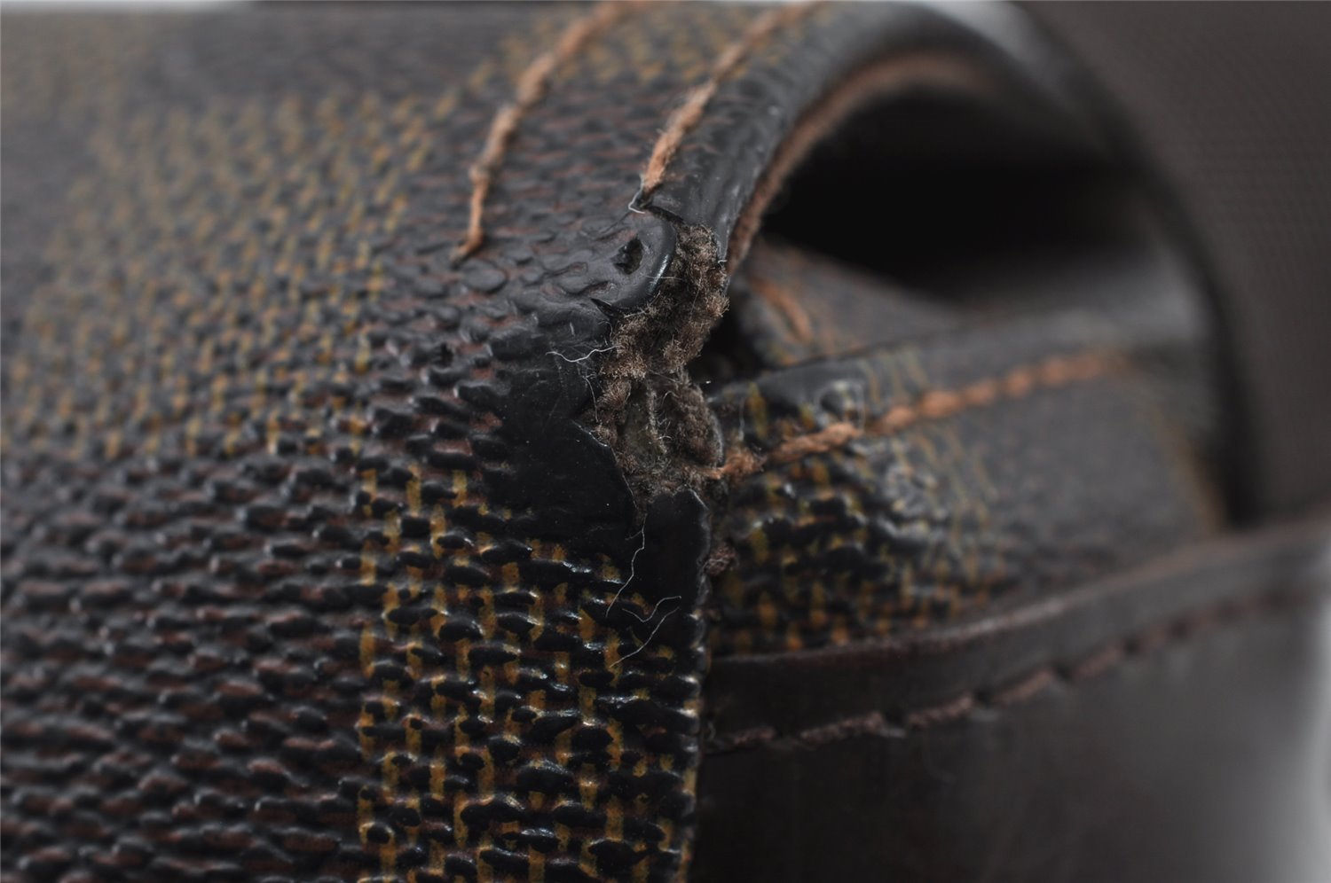 Auth Louis Vuitton Damier Reporter Melville Shoulder Cross Bag N51126 LV 4621I