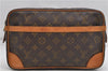 Authentic Louis Vuitton Monogram Compiegne 28 Clutch Hand Bag M51845 LV 4622D