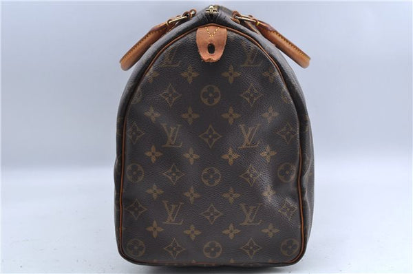 Authentic Louis Vuitton Monogram Speedy 40 Hand Boston Bag M41522 LV 4623F