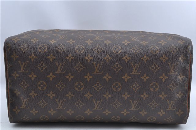 Authentic Louis Vuitton Monogram Speedy 40 Hand Boston Bag M41522 LV 4623F