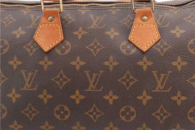 Authentic Louis Vuitton Monogram Speedy 40 Hand Boston Bag M41522 LV 4623F