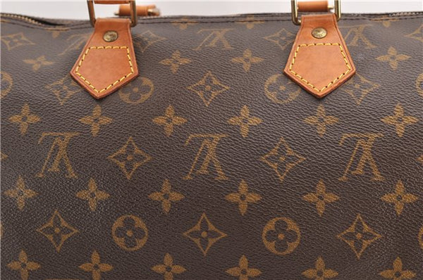 Authentic Louis Vuitton Monogram Speedy 40 Hand Boston Bag M41522 LV 4623F