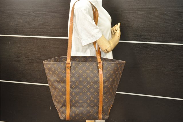 Authentic Louis Vuitton Monogram Sac Shopping PM Tote Bag M51108 LV 4624D