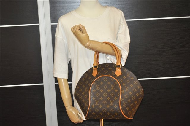 Authentic Louis Vuitton Monogram Ellipse MM Hand Bag M51126 LV 4625F