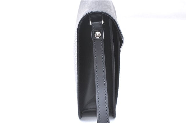 Auth Louis Vuitton Epi Pochette Sellier Dragonne Clutch Bag M52612 Black 4628F