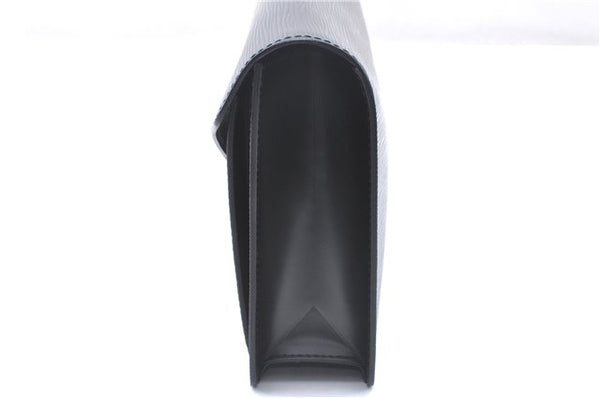 Auth Louis Vuitton Epi Pochette Sellier Dragonne Clutch Bag M52612 Black 4628F