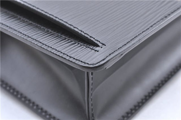 Auth Louis Vuitton Epi Pochette Sellier Dragonne Clutch Bag M52612 Black 4628F