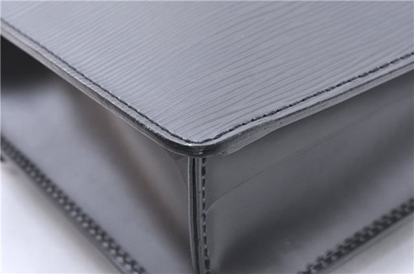 Auth Louis Vuitton Epi Pochette Sellier Dragonne Clutch Bag M52612 Black 4628F