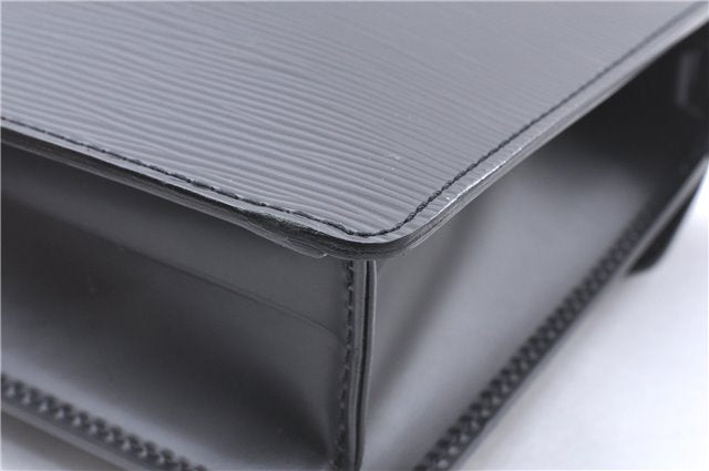 Auth Louis Vuitton Epi Pochette Sellier Dragonne Clutch Bag M52612 Black 4628F