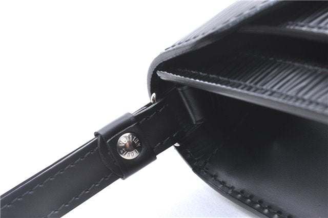 Auth Louis Vuitton Epi Pochette Sellier Dragonne Clutch Bag M52612 Black 4628F