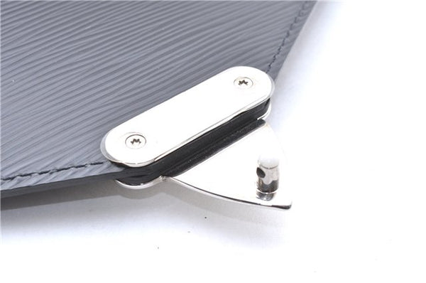 Auth Louis Vuitton Epi Pochette Sellier Dragonne Clutch Bag M52612 Black 4628F