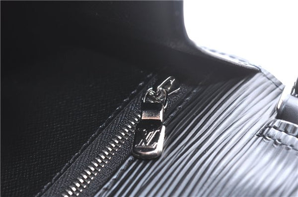 Auth Louis Vuitton Epi Pochette Sellier Dragonne Clutch Bag M52612 Black 4628F