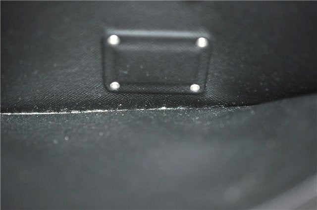 Auth Louis Vuitton Epi Pochette Sellier Dragonne Clutch Bag M52612 Black 4628F