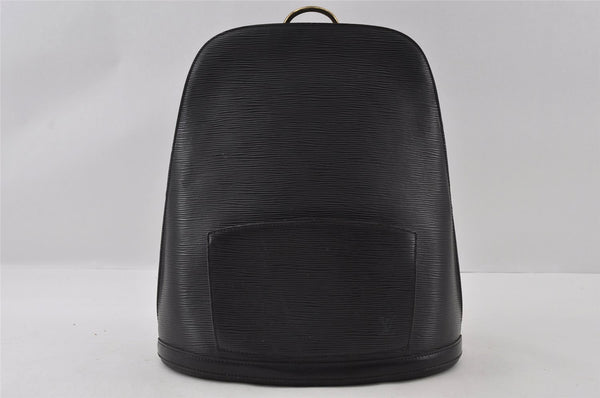 Authentic Louis Vuitton Epi Gobelin Backpack Black M52292 LV 4629I
