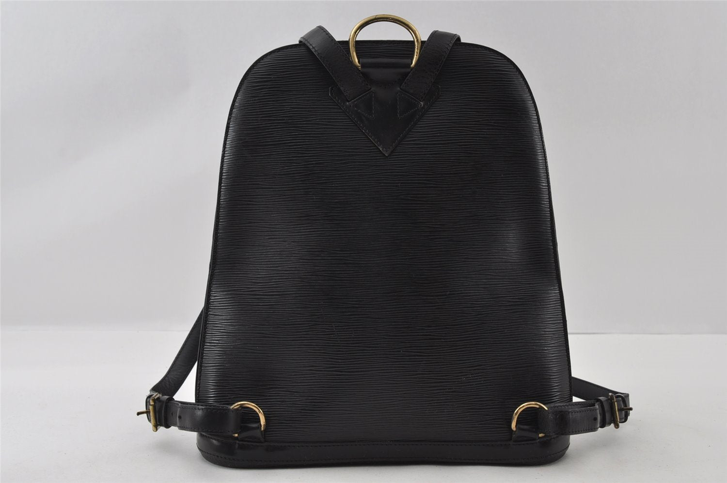 Authentic Louis Vuitton Epi Gobelin Backpack Black M52292 LV 4629I