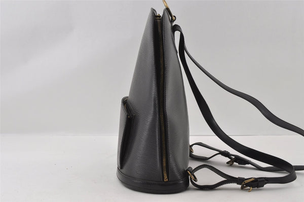 Authentic Louis Vuitton Epi Gobelin Backpack Black M52292 LV 4629I