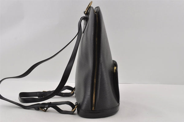 Authentic Louis Vuitton Epi Gobelin Backpack Black M52292 LV 4629I