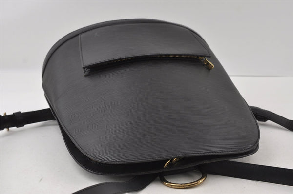 Authentic Louis Vuitton Epi Gobelin Backpack Black M52292 LV 4629I