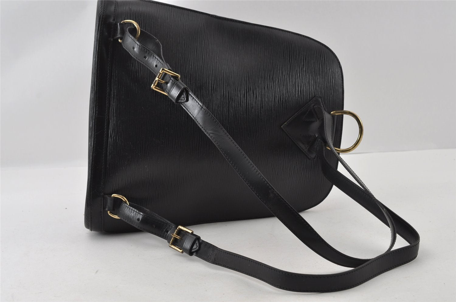 Authentic Louis Vuitton Epi Gobelin Backpack Black M52292 LV 4629I
