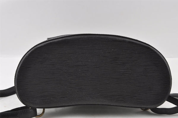 Authentic Louis Vuitton Epi Gobelin Backpack Black M52292 LV 4629I