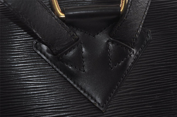 Authentic Louis Vuitton Epi Gobelin Backpack Black M52292 LV 4629I