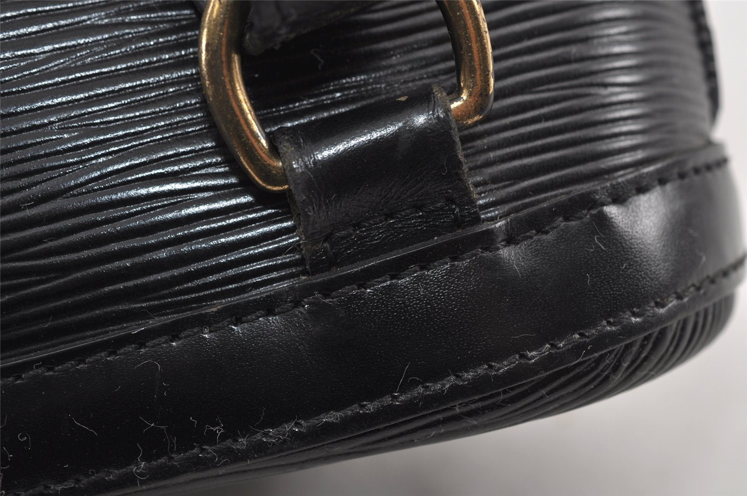 Authentic Louis Vuitton Epi Gobelin Backpack Black M52292 LV 4629I