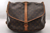 Authentic Louis Vuitton Monogram Saumur 35 Shoulder Cross Bag M42254 LV 4631I