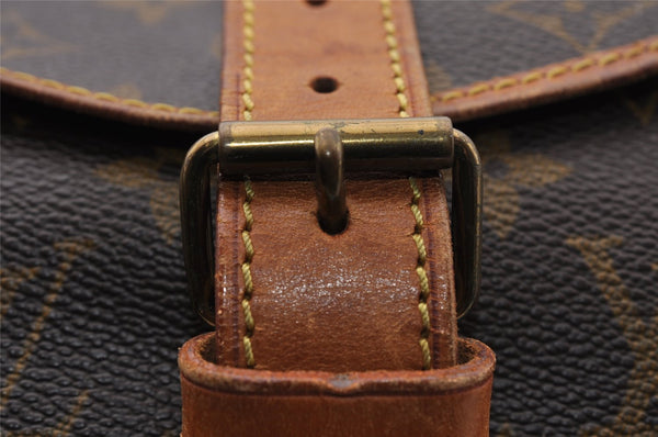Authentic Louis Vuitton Monogram Saumur 35 Shoulder Cross Bag M42254 LV 4631I
