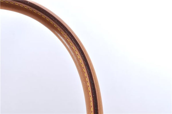 Authentic Louis Vuitton Monogram Sac Plat Hand Bag M51140 LV 4632D