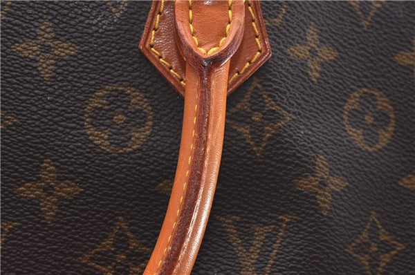 Authentic Louis Vuitton Monogram Sac Plat Hand Bag M51140 LV 4632D