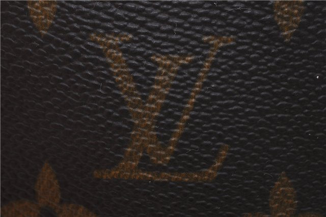 Authentic Louis Vuitton Monogram Sac Plat Hand Bag M51140 LV 4632D