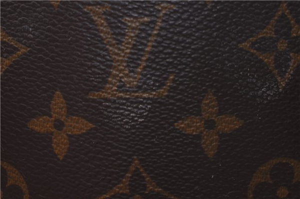 Authentic Louis Vuitton Monogram Sac Plat Hand Bag M51140 LV 4632D