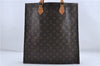 Authentic Louis Vuitton Monogram Sac Plat Hand Bag M51140 LV Junk 4633D