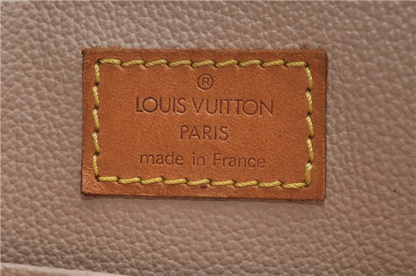 Authentic Louis Vuitton Monogram Sac Plat Hand Bag M51140 LV Junk 4633D