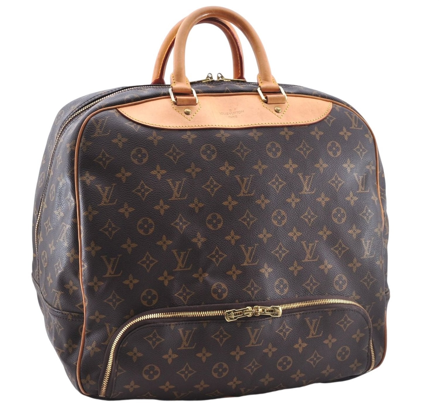 Authentic Louis Vuitton Monogram Evasion PM Boston Travel Bag M41443 LV 4634E