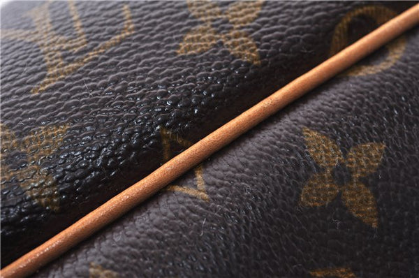 Authentic Louis Vuitton Monogram Evasion PM Boston Travel Bag M41443 LV 4634E