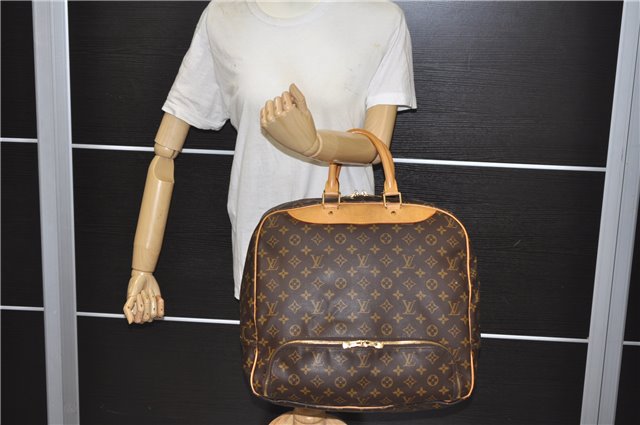 Authentic Louis Vuitton Monogram Evasion PM Boston Travel Bag M41443 LV 4634E