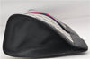 Authentic GUCCI Sherry Line Clutch Hand Bag Purse GG PVC Leather Navy Blue 4635E