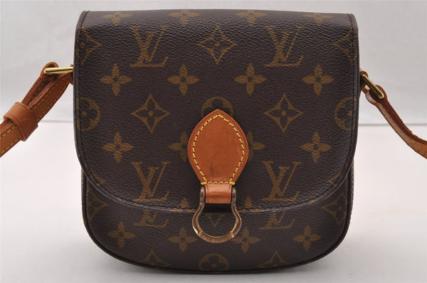 Authentic Louis Vuitton Monogram Saint Cloud PM M51244 Shoulder Cross Bag 4635I