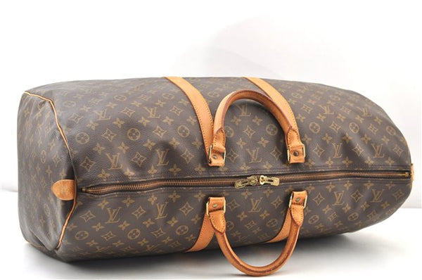 Authentic Louis Vuitton Monogram Keepall 60 Travel Boston Bag M41422 LV 4636F