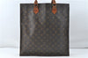 Authentic Louis Vuitton Monogram Sac Plat Hand Bag M51140 LV 4637D