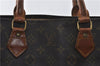 Authentic Louis Vuitton Monogram Sac Plat Hand Bag M51140 LV 4637D