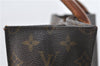 Authentic Louis Vuitton Monogram Sac Plat Hand Bag M51140 LV 4637D