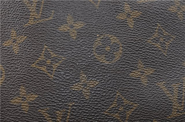 Authentic Louis Vuitton Monogram Sac Plat Hand Bag M51140 LV 4637D