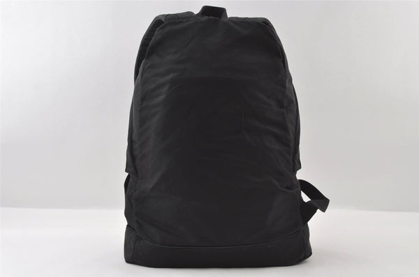 Authentic BALENCIAGA Vintage Explorer Backpack Nylon 459744 Black 4637I