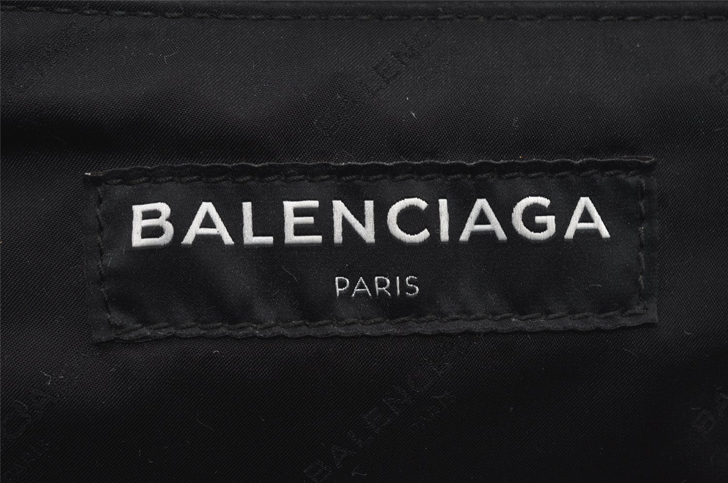 Authentic BALENCIAGA Vintage Explorer Backpack Nylon 459744 Black 4637I