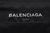 Authentic BALENCIAGA Vintage Explorer Backpack Nylon 459744 Black 4637I